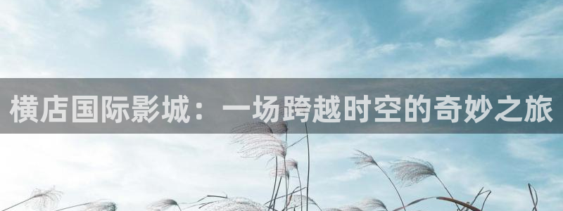 理论电影大全中文：横店国际影城：一场跨越时空的奇妙之旅